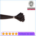 8"-30" Keratin Flat Tip Hair Extensions Best Virgin Remy Human Hair Blonde Straight Thick End Double Drawn